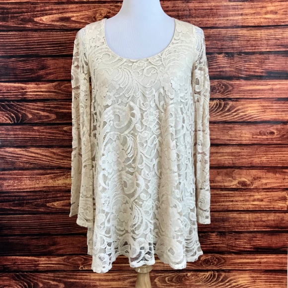 Show Me Your MuMu Fannie Flow Ivory Lace Dress - Picture 6 of 6